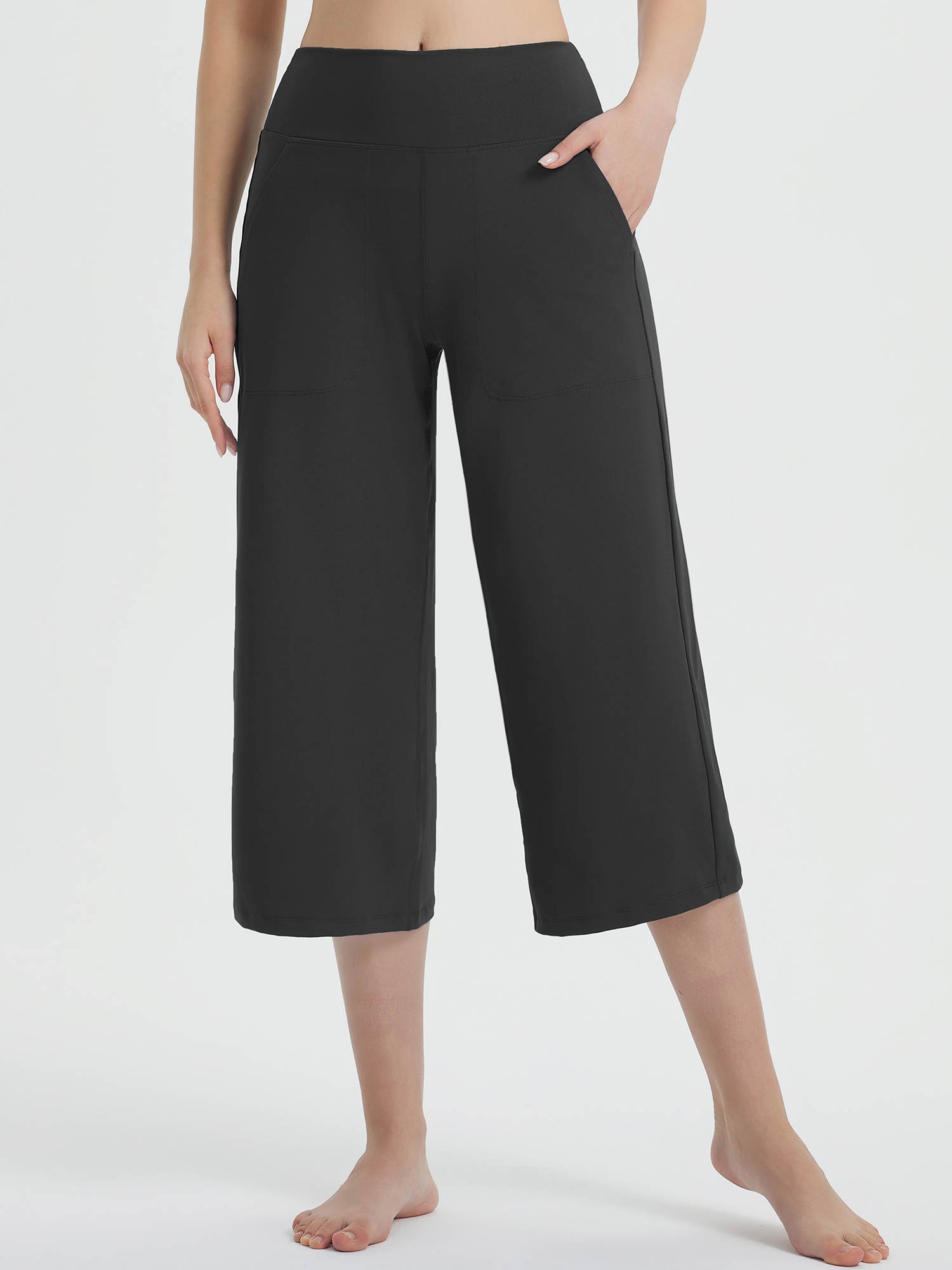 Secret Breeze High-Rise Wide-Leg Capris – Baleaf Sports