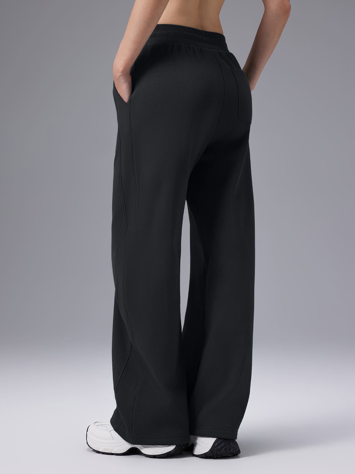 Cozy Fleece Wide-Leg Pants