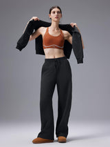 Cozy Fleece Wide-Leg Pants