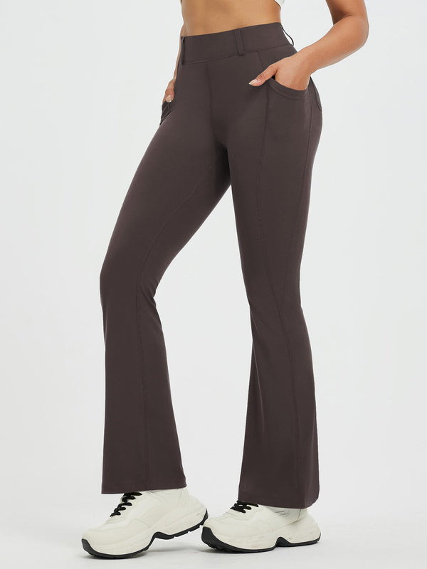 Women’s Yoga Workwear High-Waisted Flared Pants