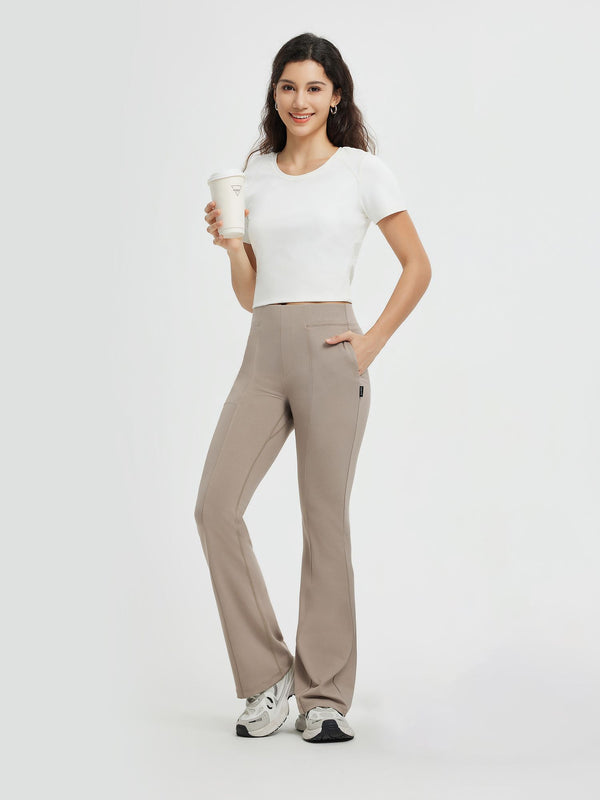 Women's Yoga Business High-Waisted Flared Pants