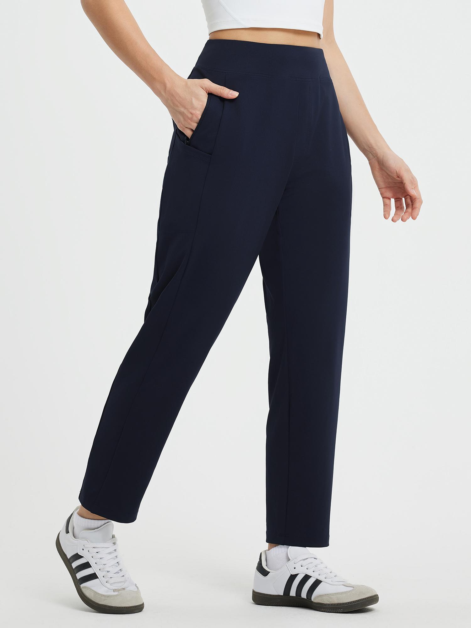 High-Waist Tapered Yoga Pants | 6 Pockets & Tummy Control - Baleaf
