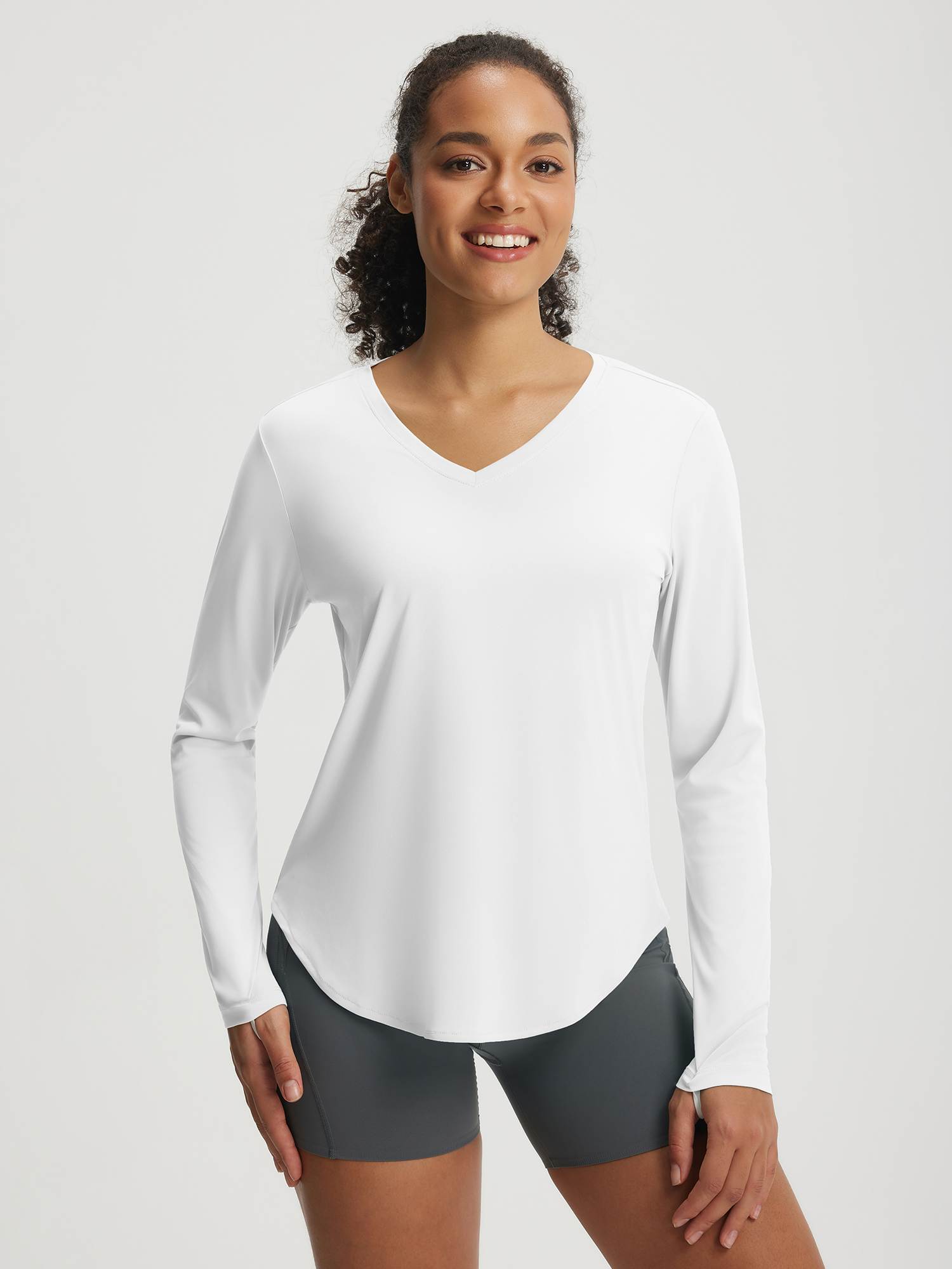 Baleaf UPF 50+ V Neck Long-Sleeve Shirt