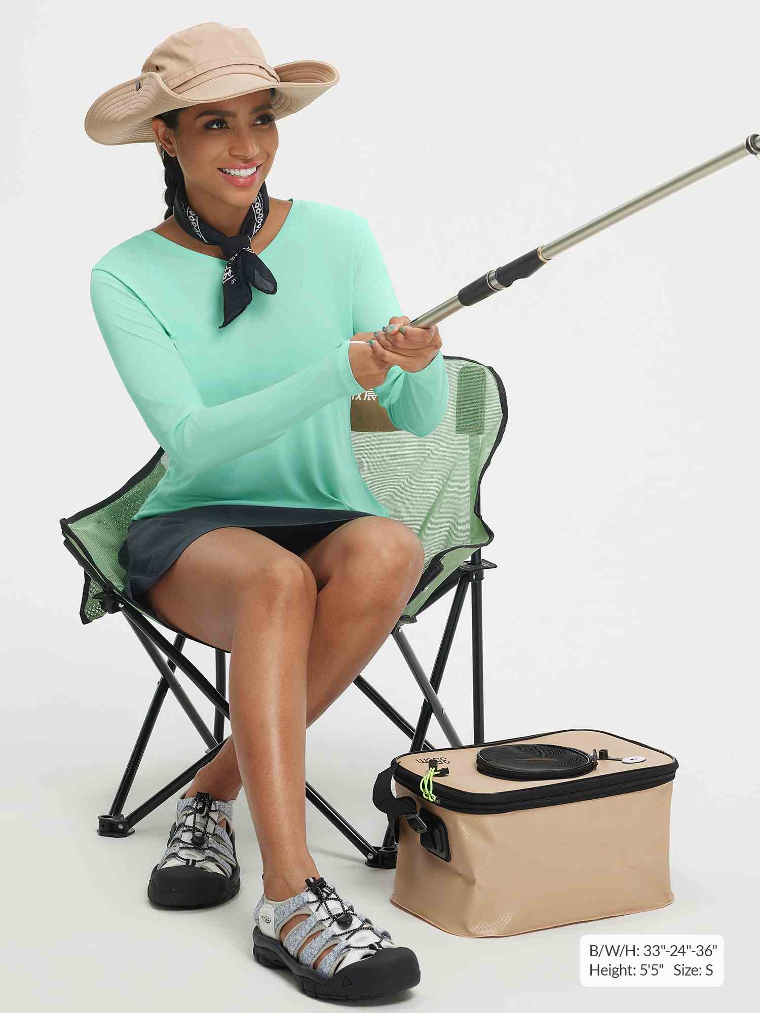 Baleaf UPF 50+ V Neck Long-Sleeve Shirt