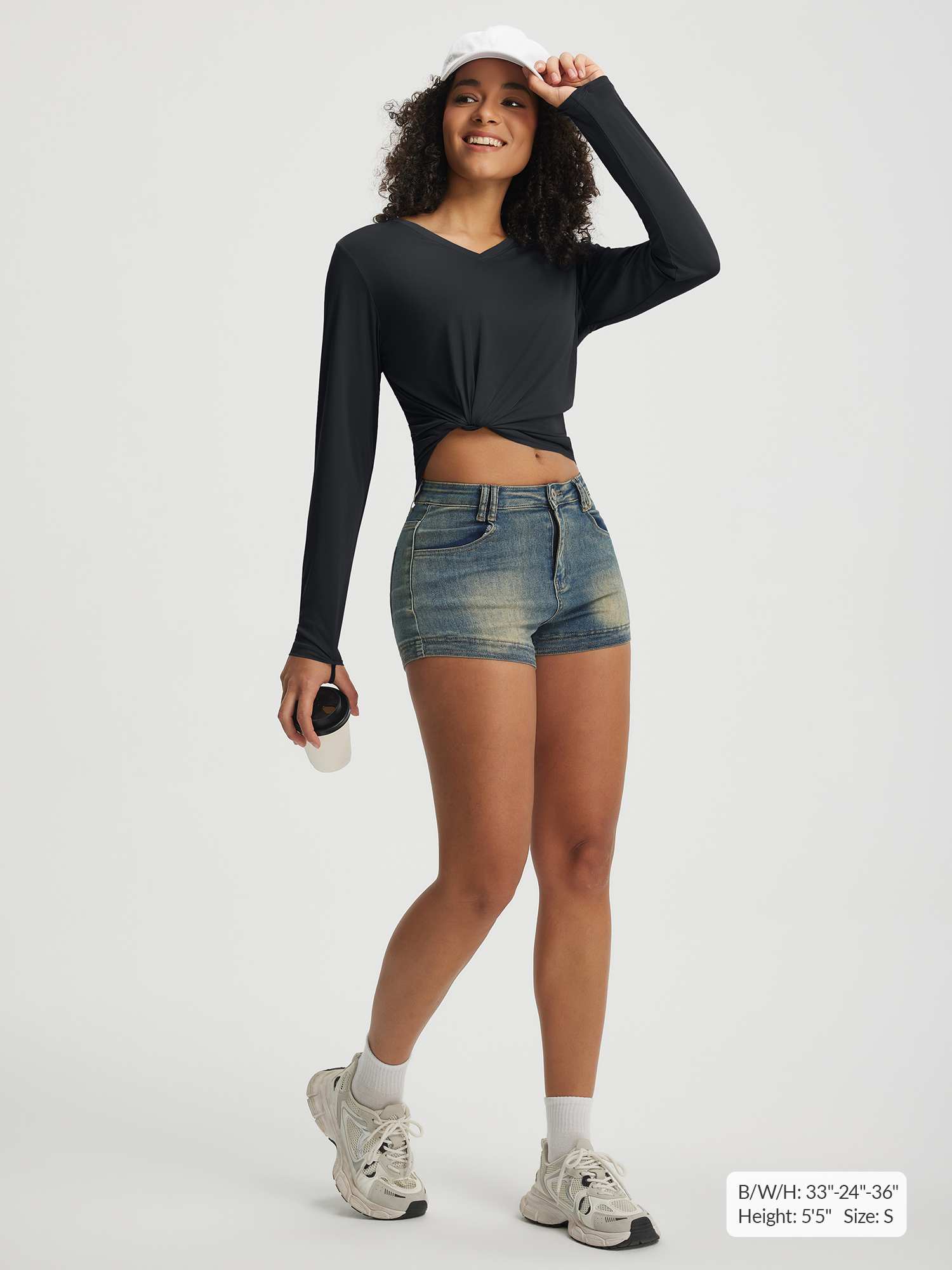 Baleaf UPF 50+ V Neck Long-Sleeve Shirt