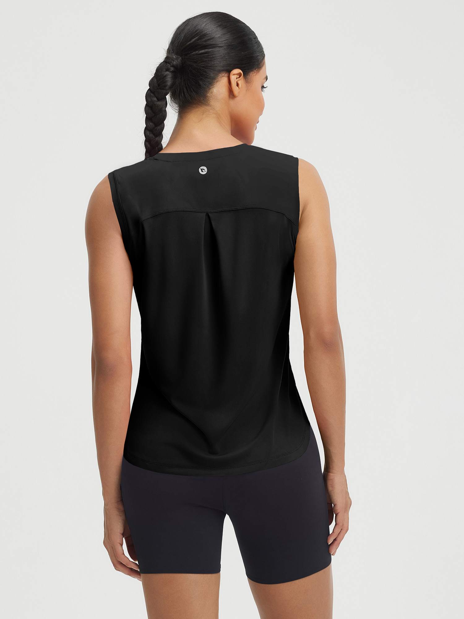 UPF50+ High Neck Workout Tank Top