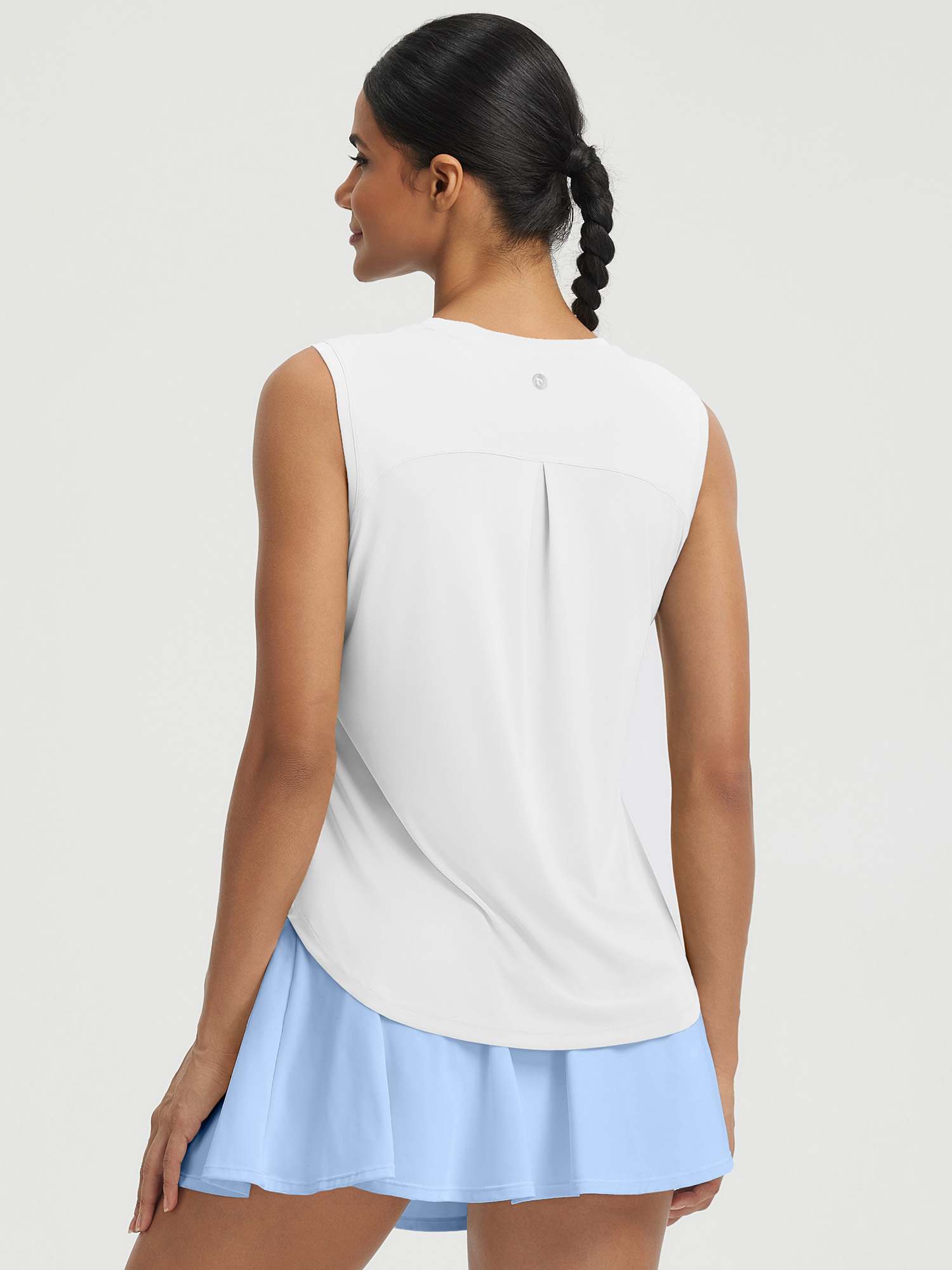 UPF50+ High Neck Workout Tank Top