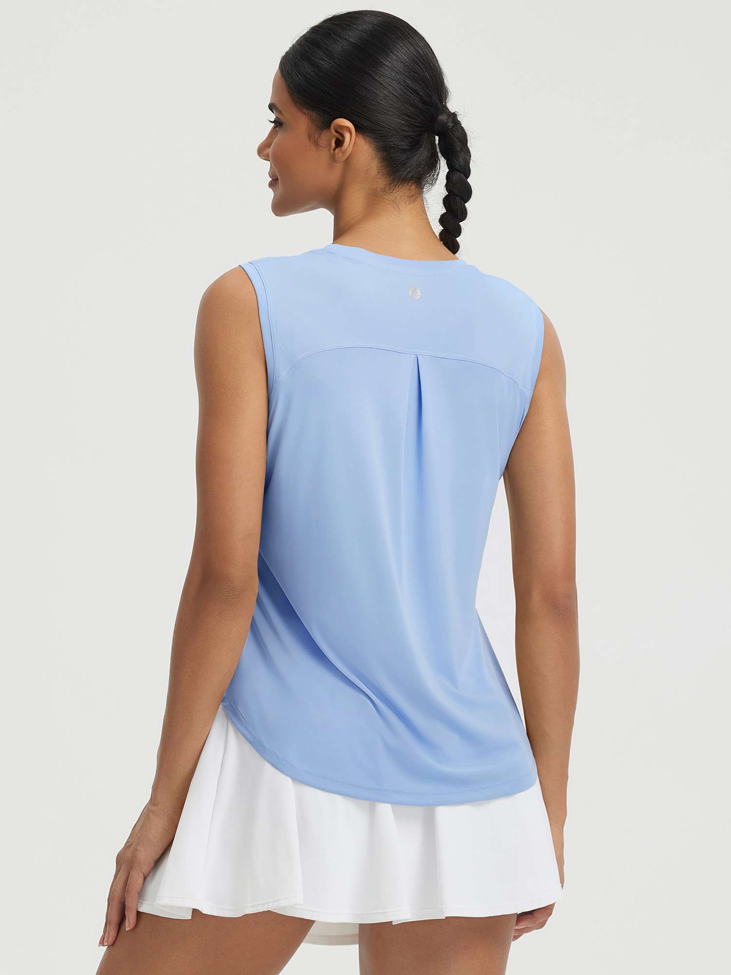 UPF50+ High Neck Workout Tank Top