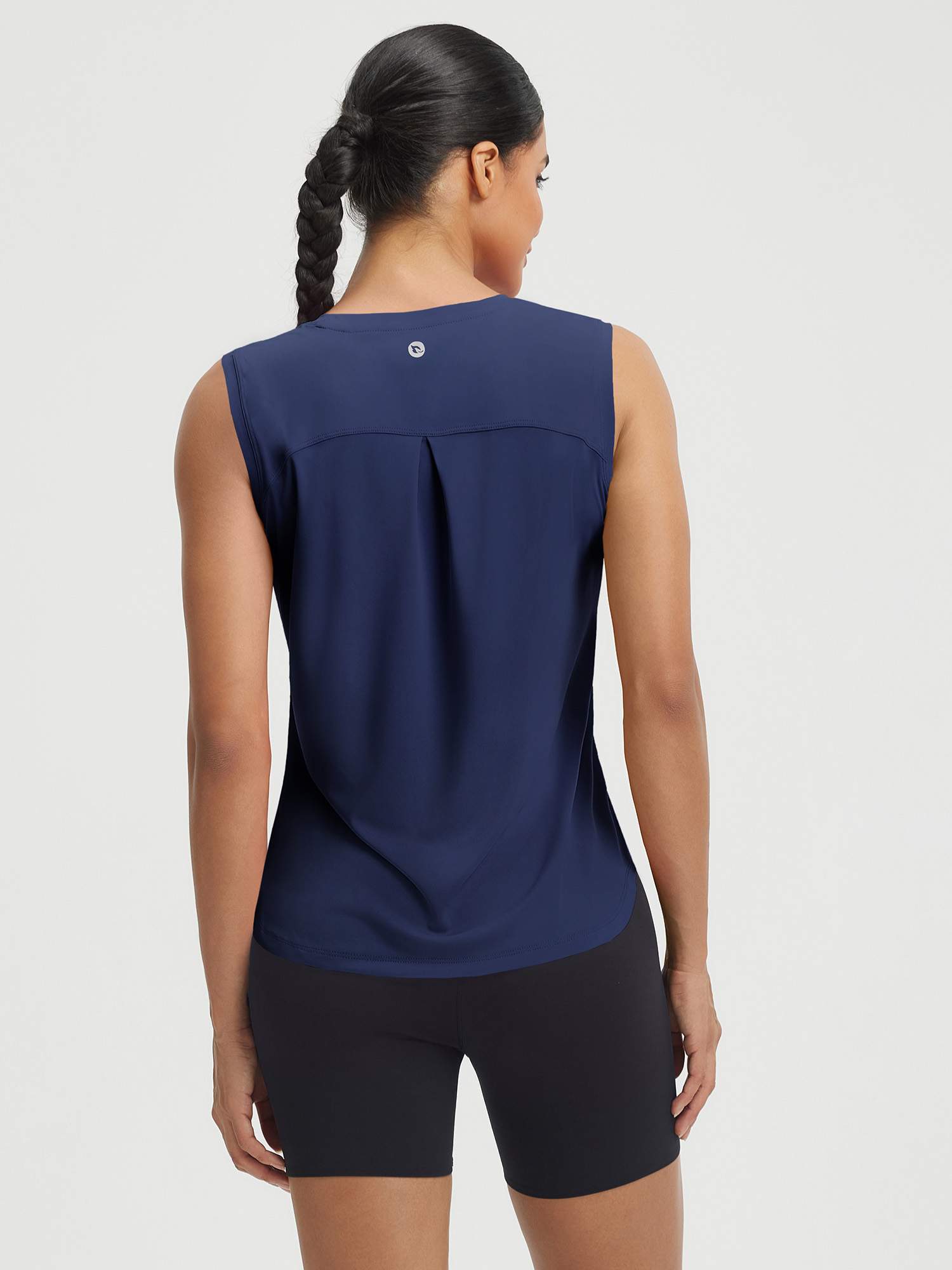 UPF50+ High Neck Workout Tank Top