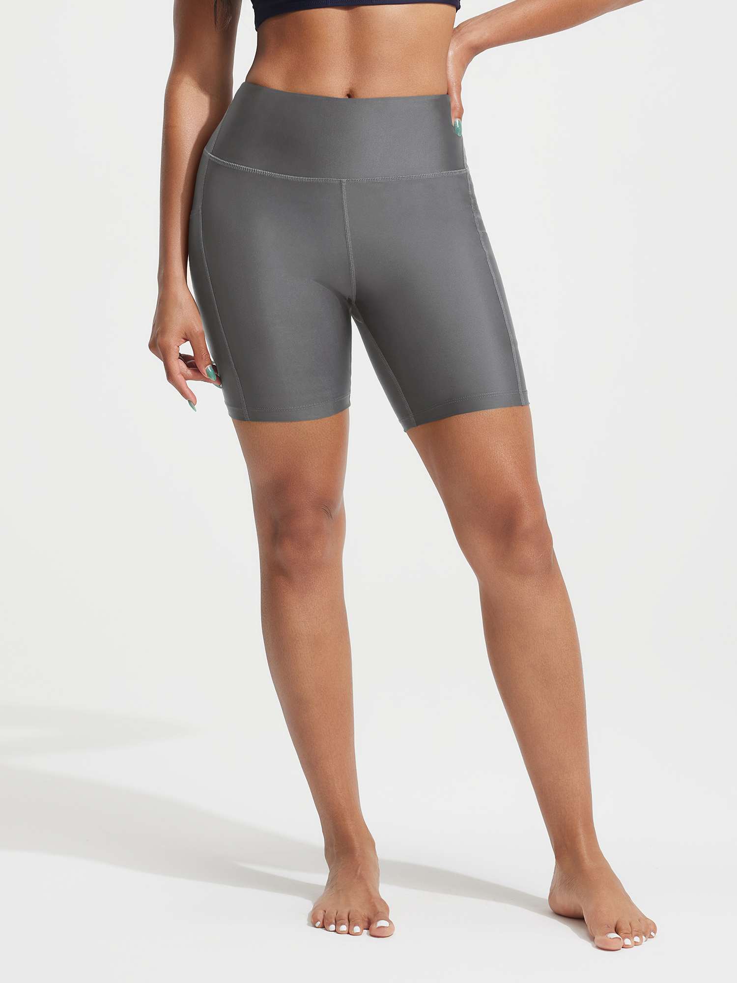 Baleaf UPF 50+ High-Rise Swim Shorts 6"