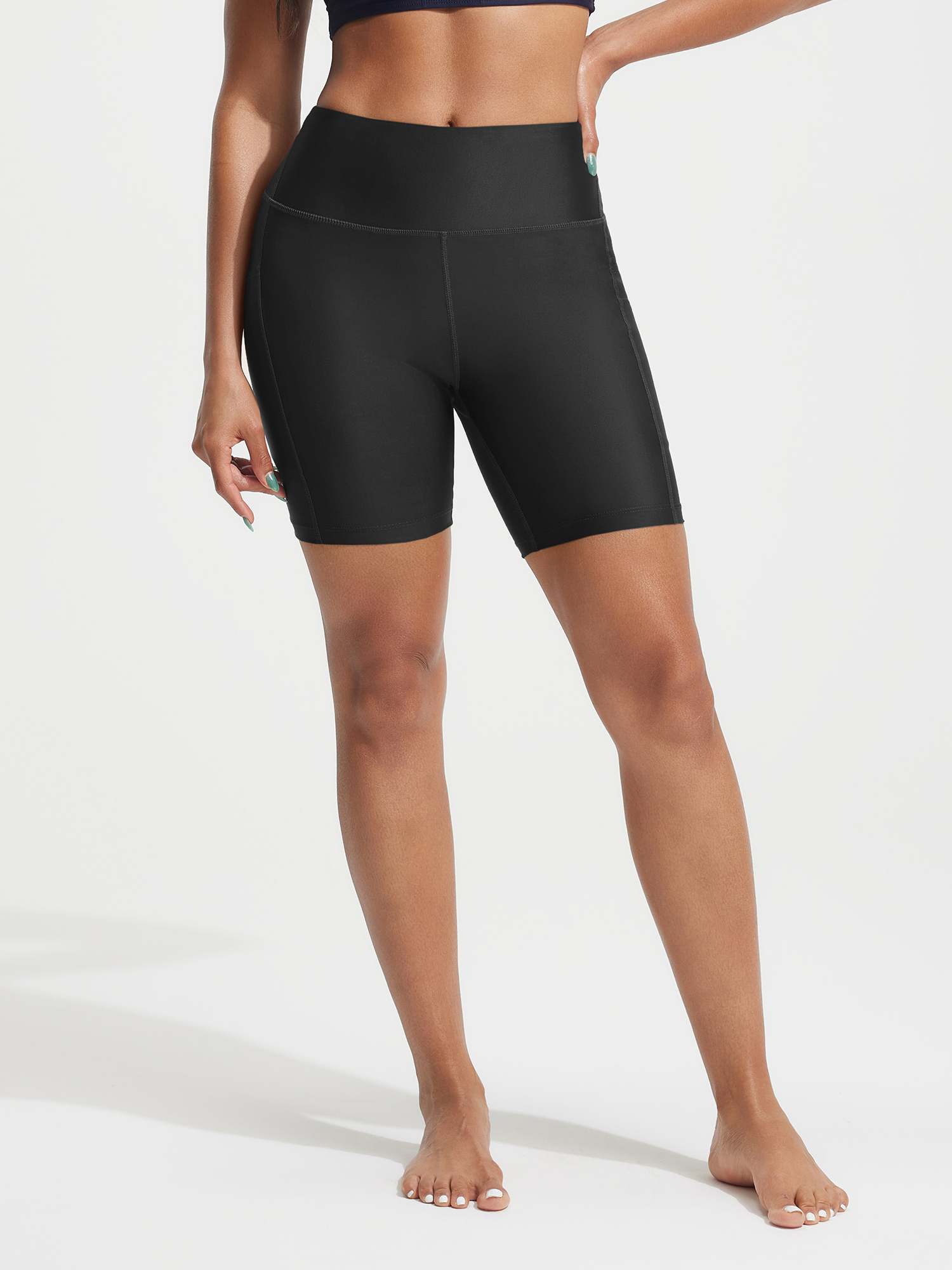 Baleaf UPF 50+ High-Rise Swim Shorts 6"