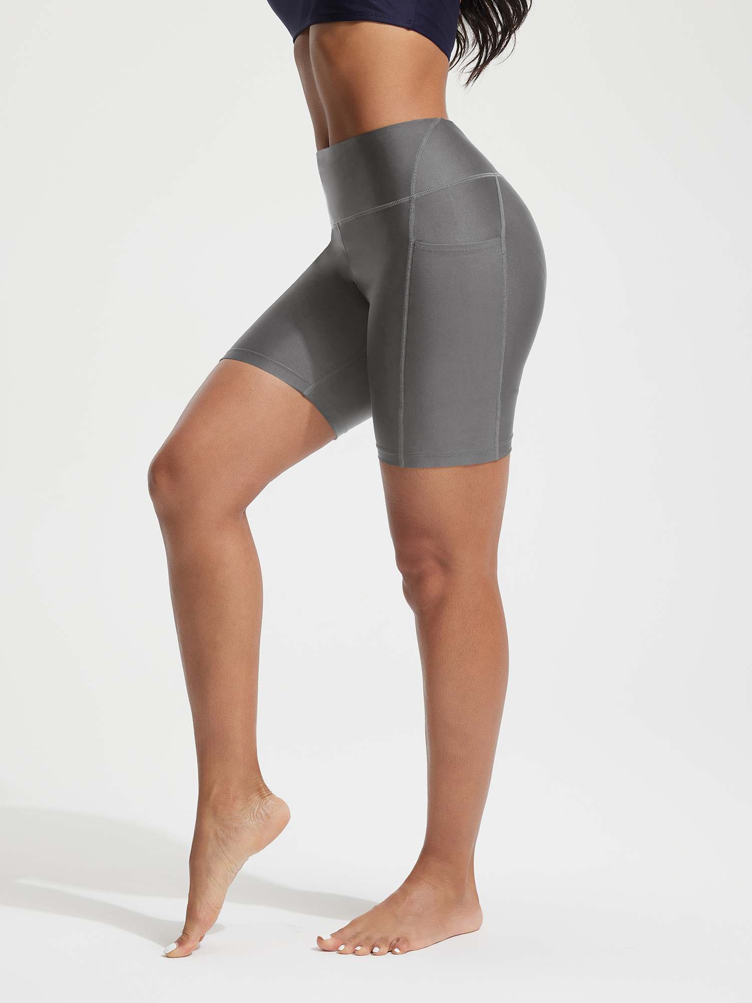 Baleaf UPF 50+ High-Rise Swim Shorts 6"