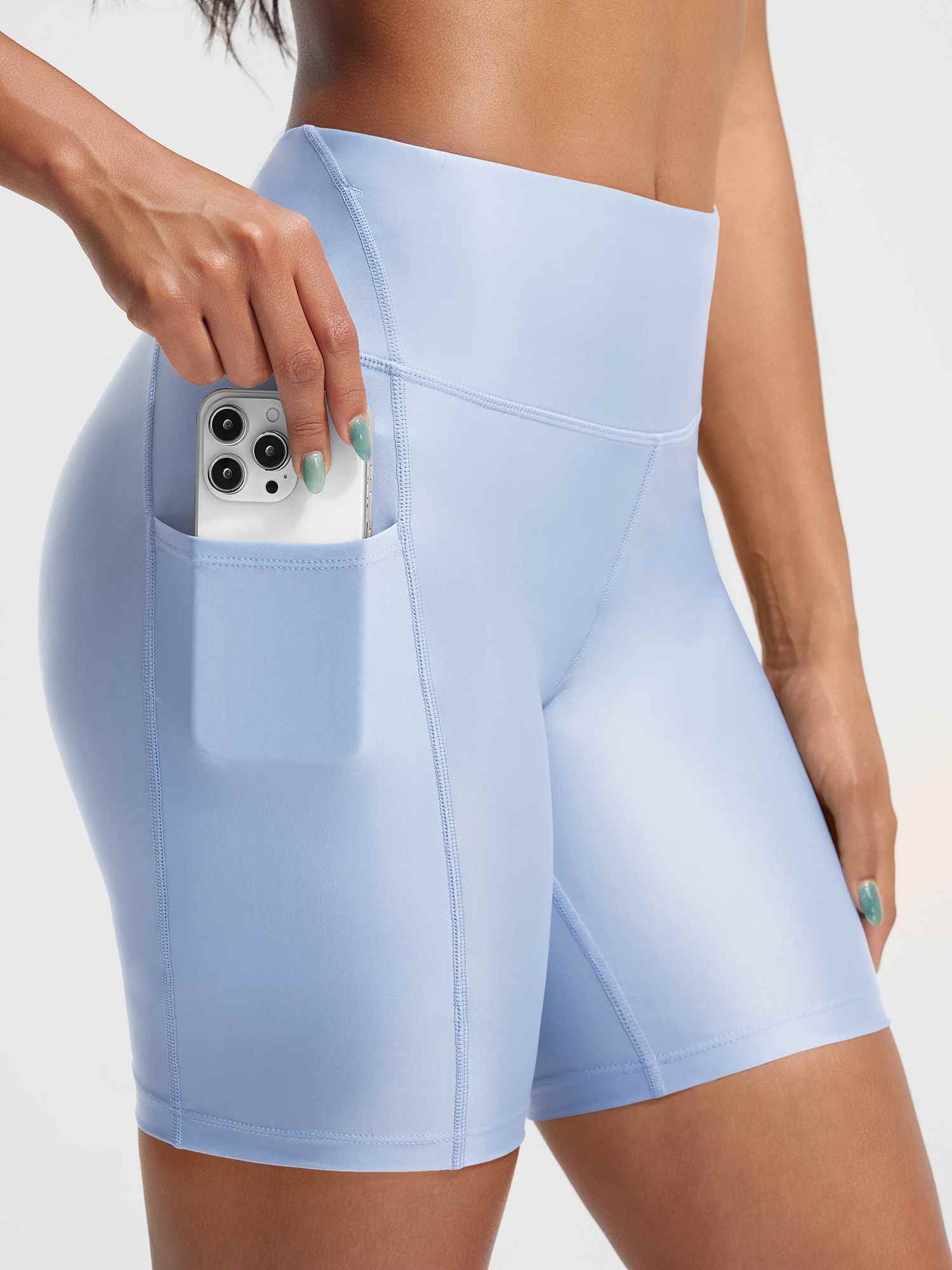 Baleaf UPF 50+ High-Rise Swim Shorts 6"