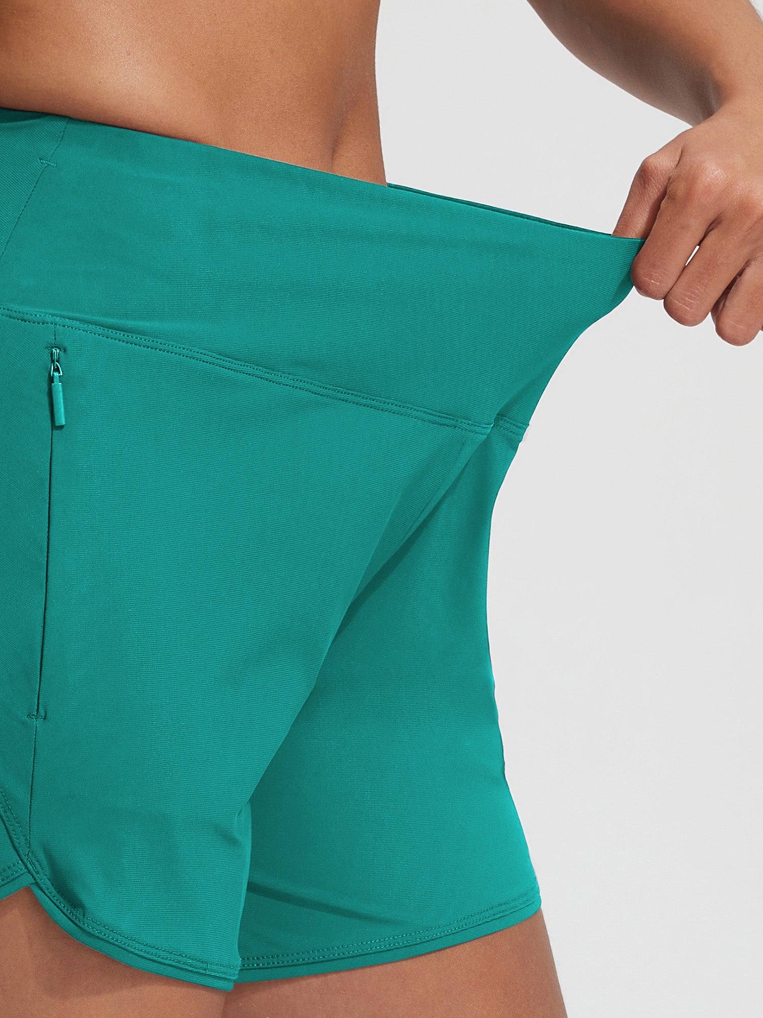 Baleaf UPF 50+ High-Rise Zipper Pockets Board Short 7''