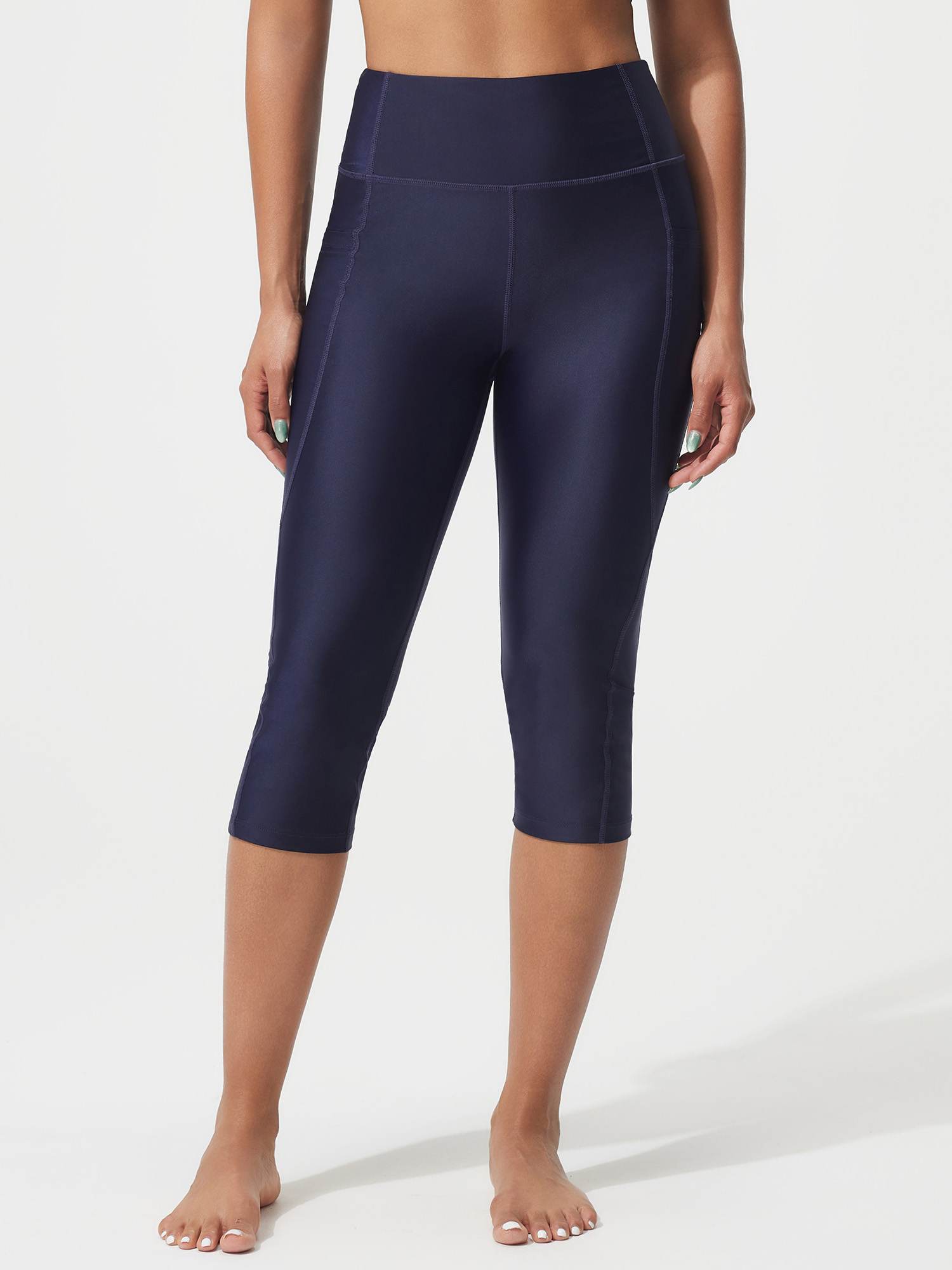 UPF50+ 18" High Rise Swim Capris