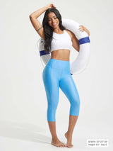 UPF50+ 18" High Rise Swim Capris