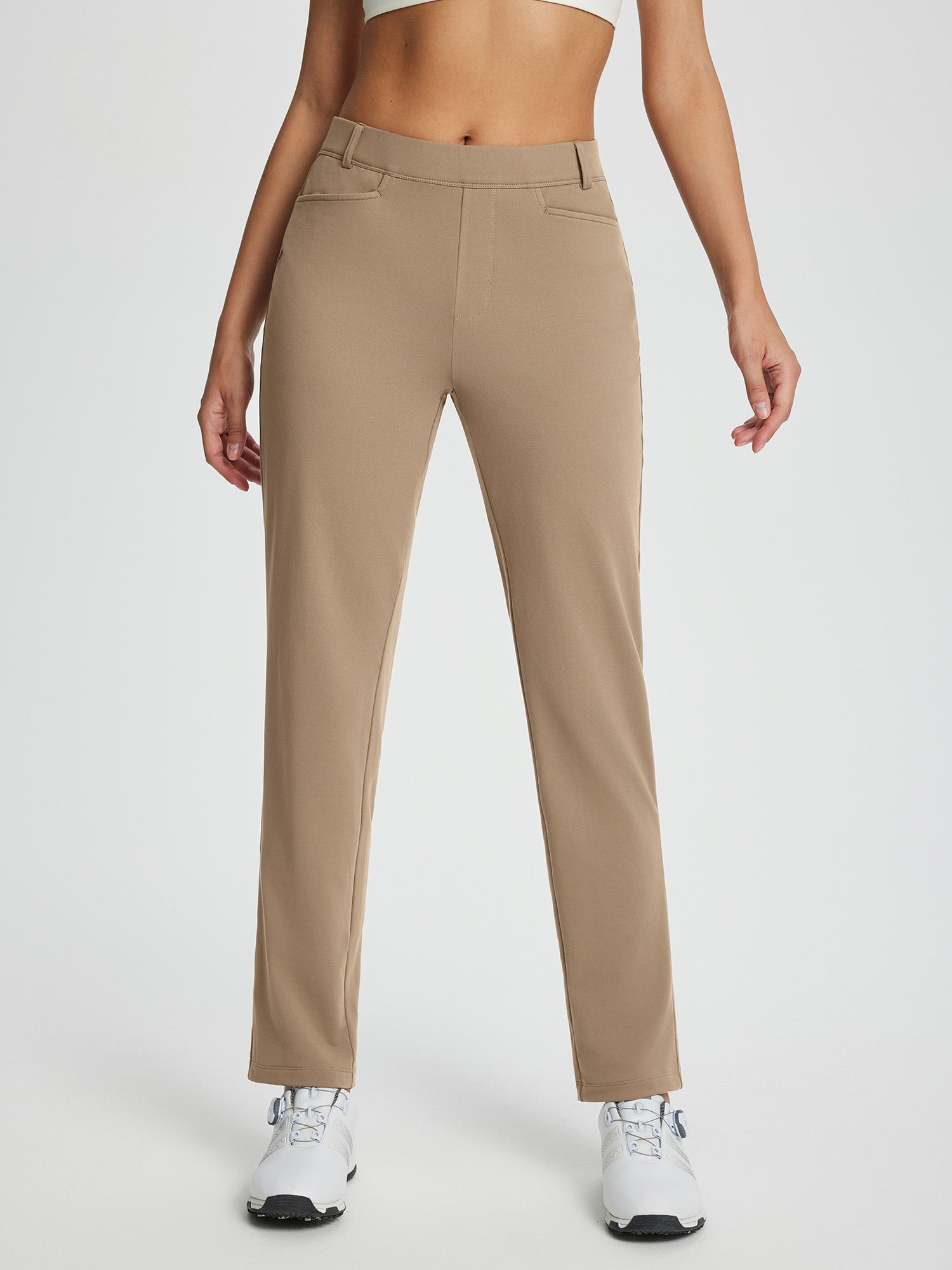 Women's Winter Golf Pants | Tummy Control with Belt Loops – Baleaf