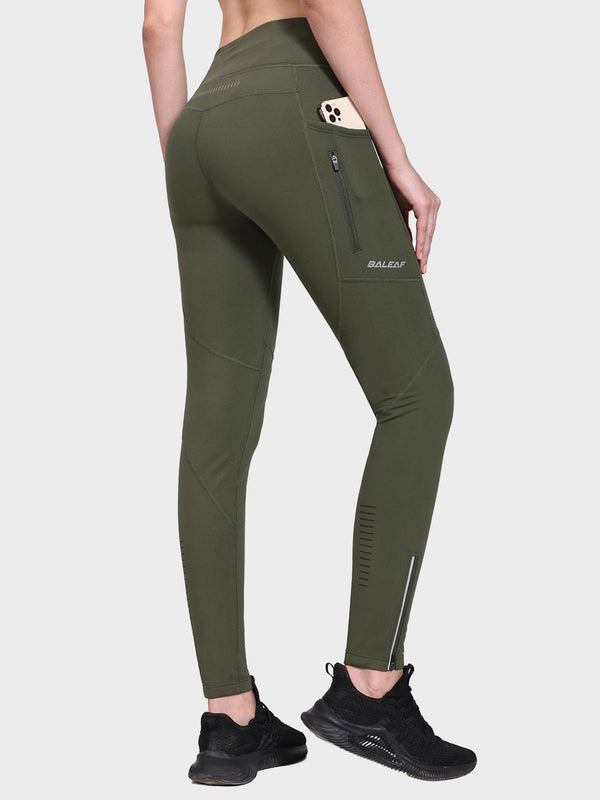 Women's Fleece-Lined Cycling Leggings