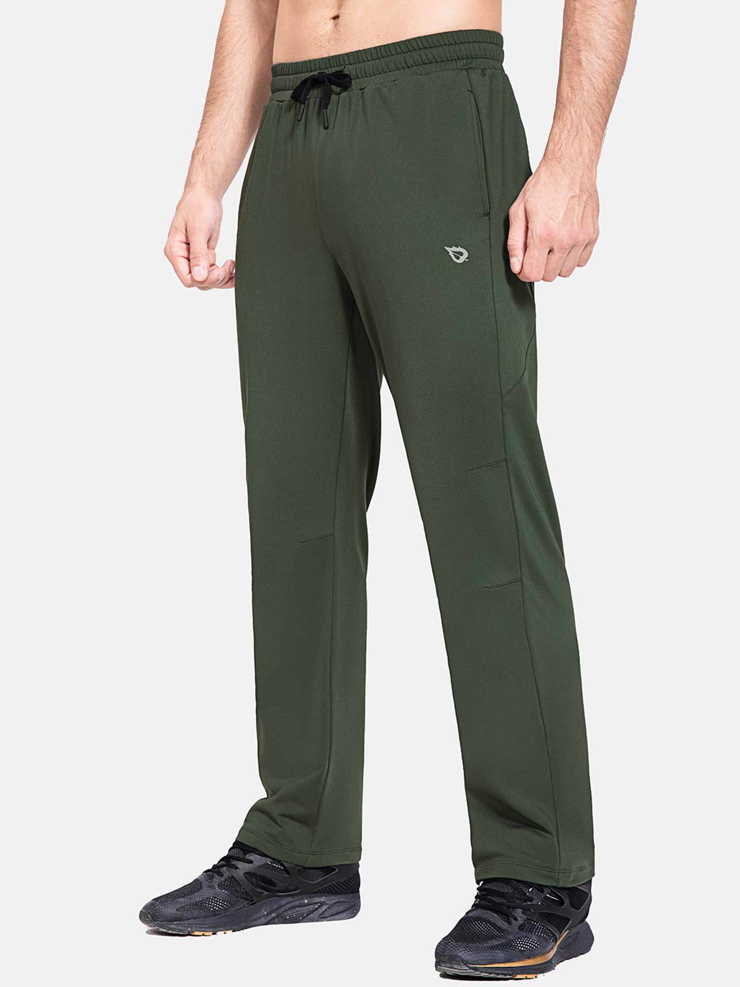 Fleece-Lined Water-Resistant Straight Pants | 4 Pockets - Baleaf display picture 1