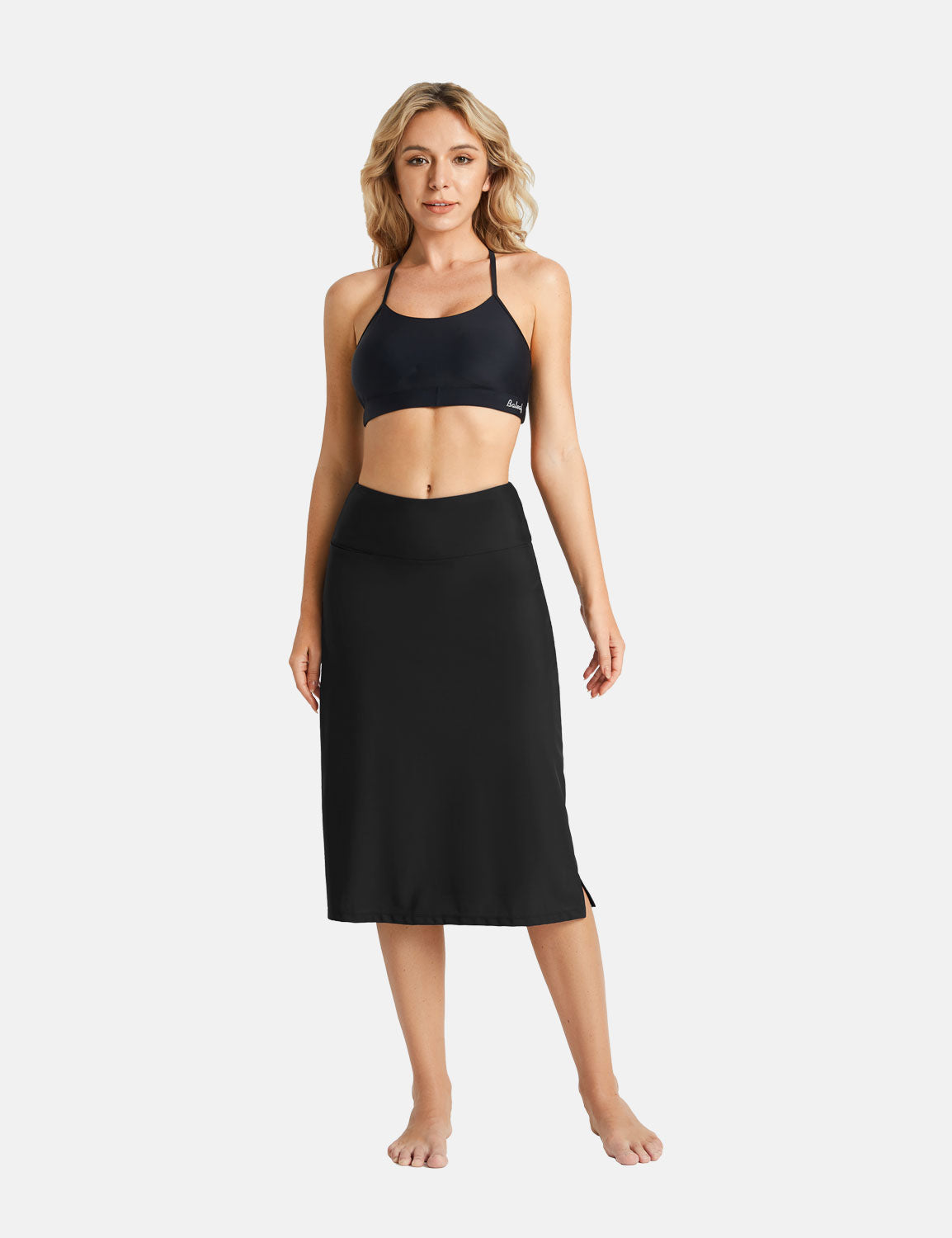high waisted swim dress VENUS Venice Skirted Swim Dress | Midnight Elegance main image 1