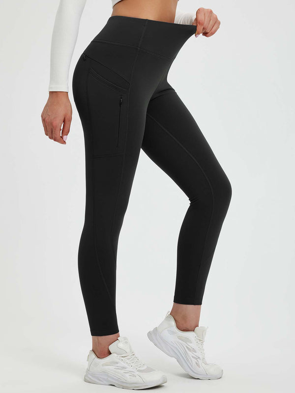 25" Fleece-Lined Yoga Leggings