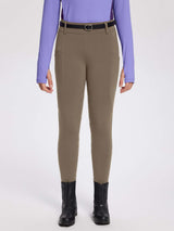 baleaf Girls Riding Pants, Fleece Winter Breeches Full Seat Silicone Kids Horseback Equestrian Zipper Pocket Tight