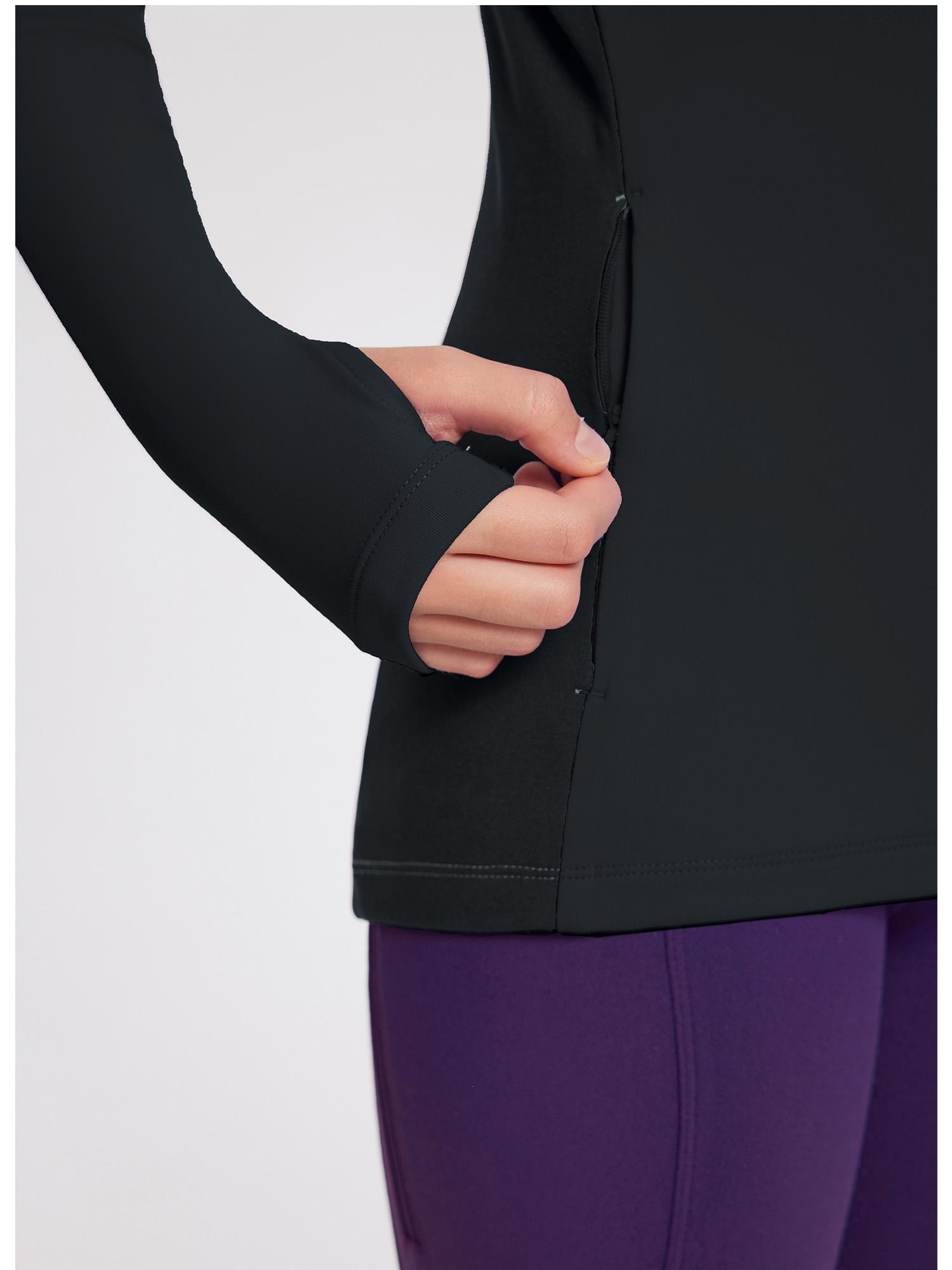 baleaf Girls Long Sleeve Shirts Fleece Jacket Fall Half Zip Pullover Kids Sweatshirts Athletic Thermal Coat