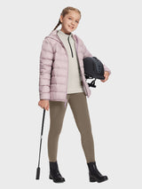 baleaf Girls Long Sleeve Shirts Fleece Jacket Fall Half Zip Pullover Kids Sweatshirts Athletic Thermal Coat