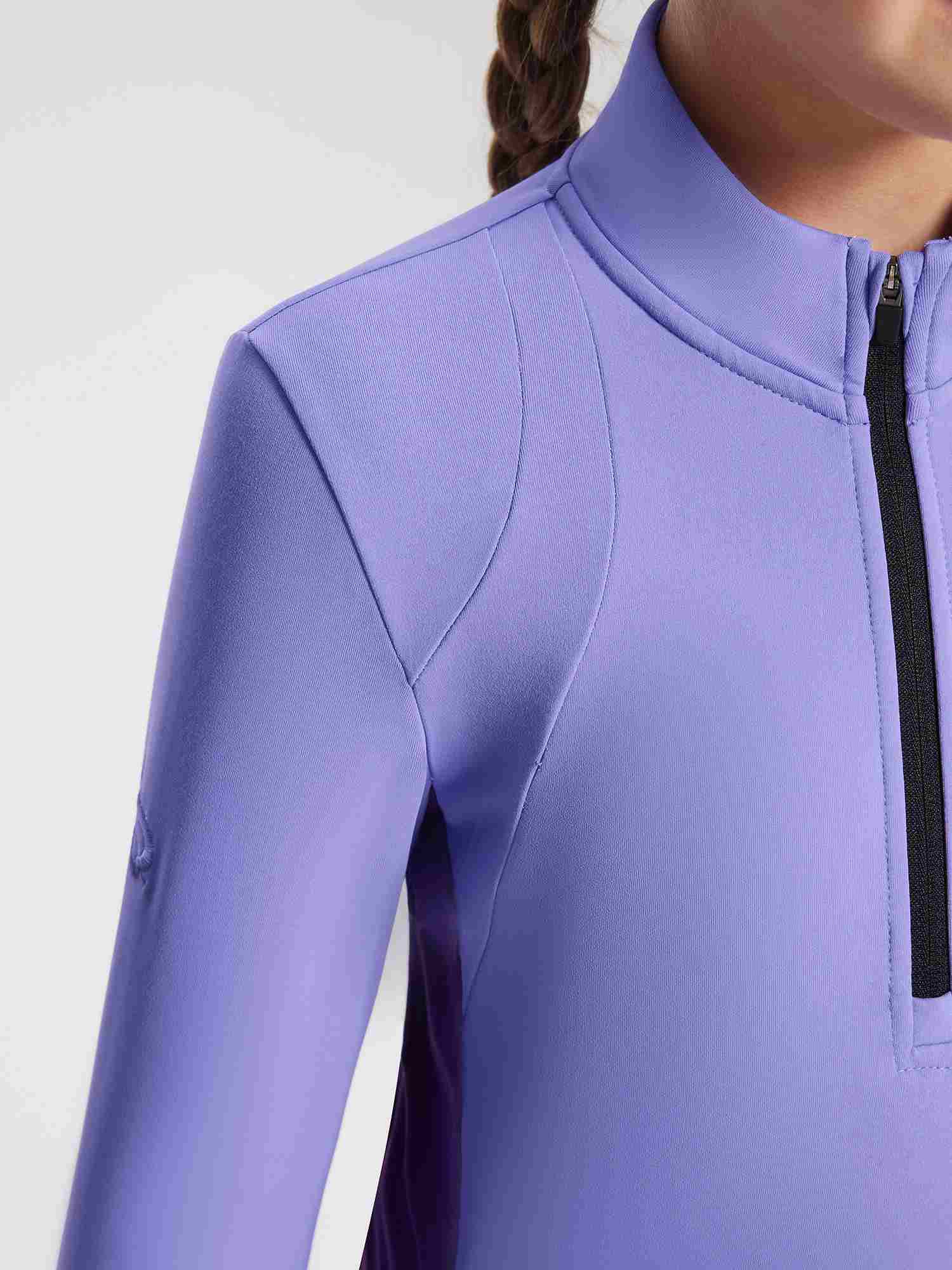 baleaf Girls Long Sleeve Shirts Fleece Jacket Fall Half Zip Pullover Kids Sweatshirts Athletic Thermal Coat