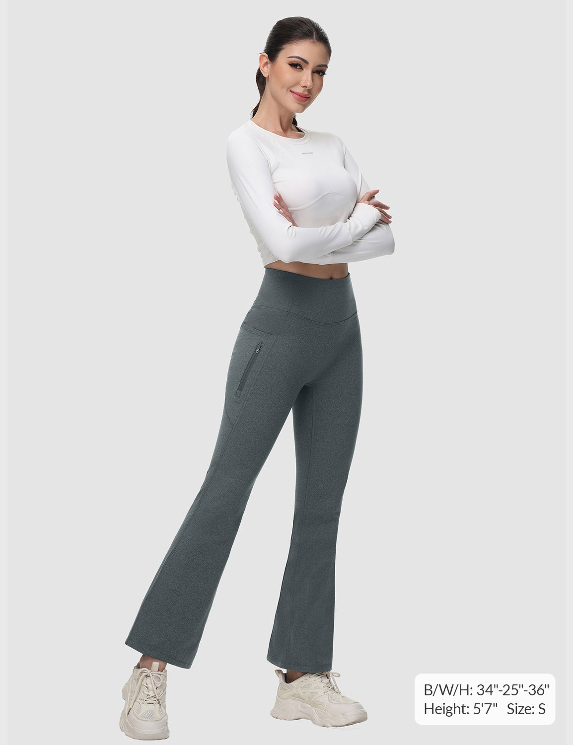 Laureate High-Rise Thermal Flared Pants