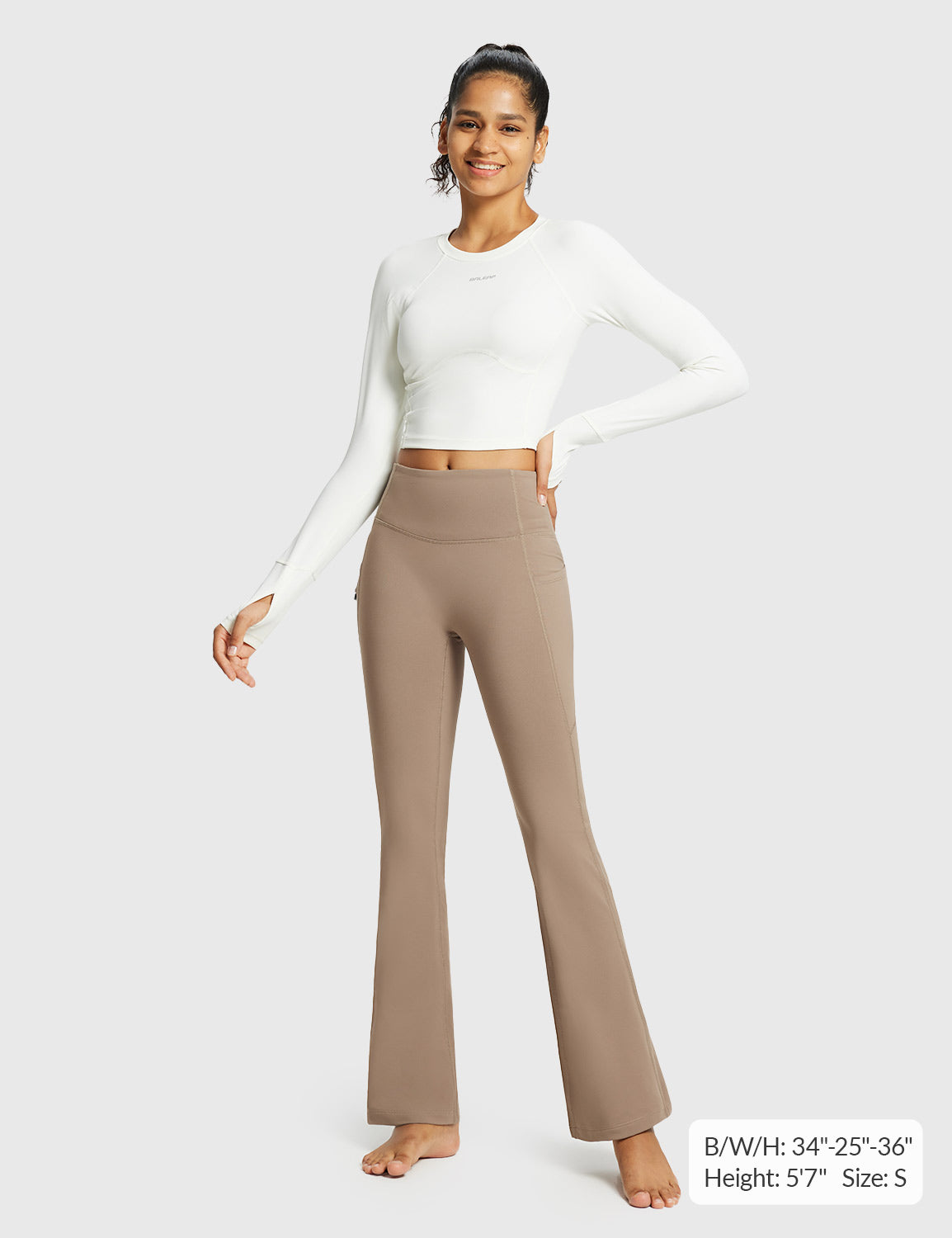 Laureate High-Rise Thermal Flared Pants