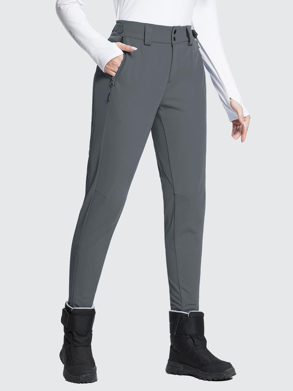 Stretch Knit Slim-Fit Ski Pants