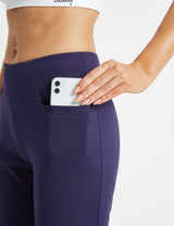 Baleaf Women's Active Yoga Capri Pocketed Walking Crop Pants dbh008 Eclipse Detail
