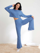 Baleaf Women's Evergreen Modal Flared Pant (Website Exclusive) dbh091 Blue Full