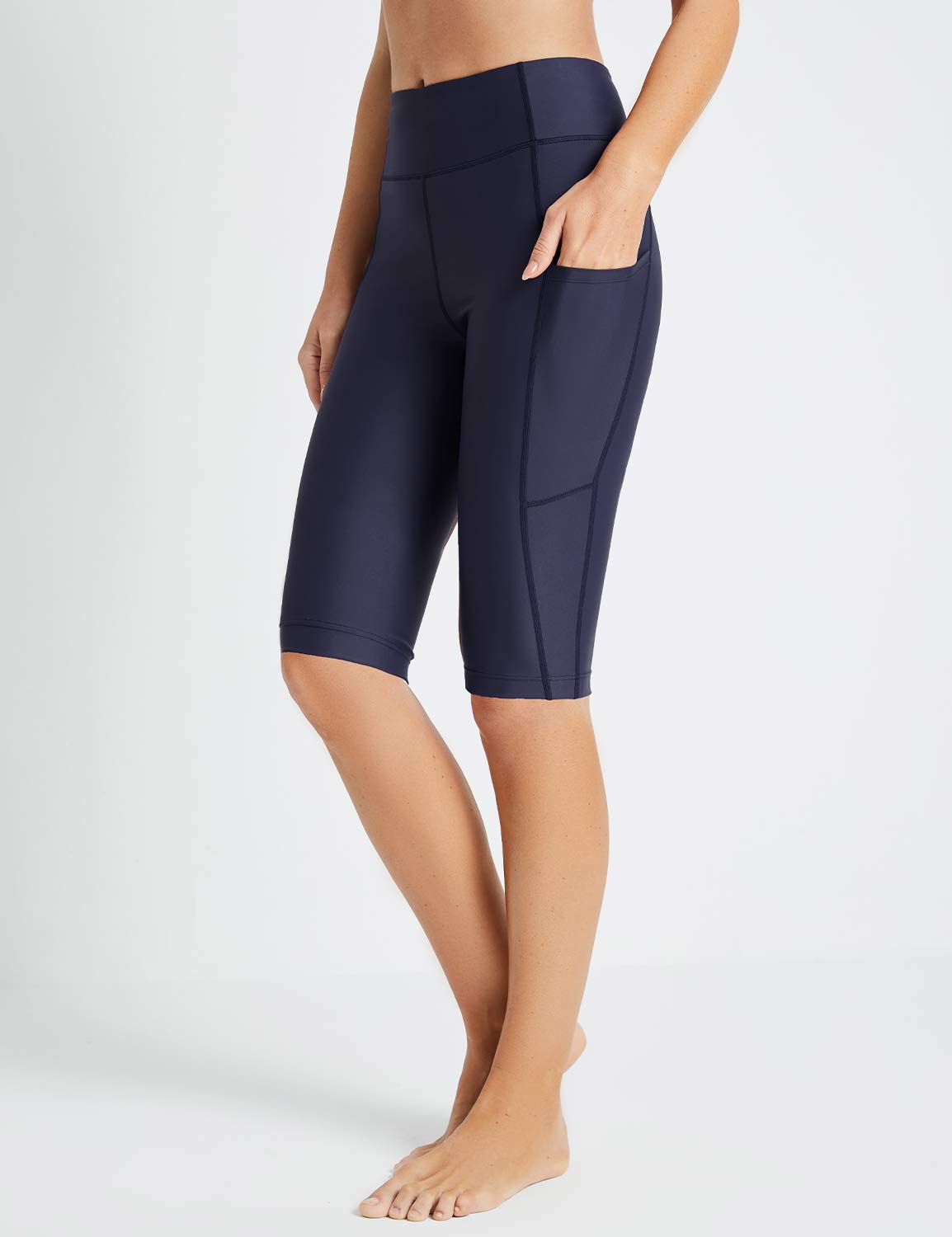 Flyleaf UPF50+ High Rise Swim Shorts Peacoat Side