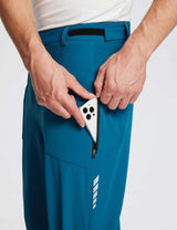 Baleaf Men's Flyleaf Water-Resistant Pocketed Cycling Pants dai039 Corsair Details