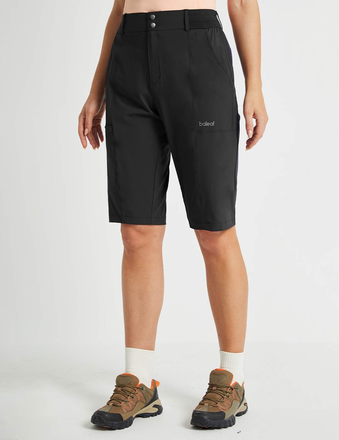 Flyleaf UPF50+ Water-Resistant Bermuda Shorts Anthracite Side