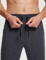 Baleaf Men's Evergreen Modal Sweatpants (Exclusive Website) dbh087 Dark Grey Details