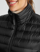 Baleaf Women's Water-Resistant Puffer Sleeveless Jacket dga070 Black Details