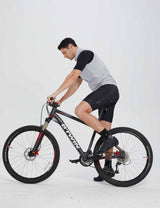 Baleaf Men's Flyleaf UPF50+ Padded Cycling Shorts dai017 Anthracite Full