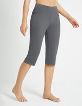 Baleaf Women's Active Yoga Capri Pocketed Walking Crop Pants dbh008 Storm Front Main