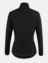 Baleaf Women's Wind- & Waterproof Thermal Long Sleeved Cycling Jacket aaa464 Black Back