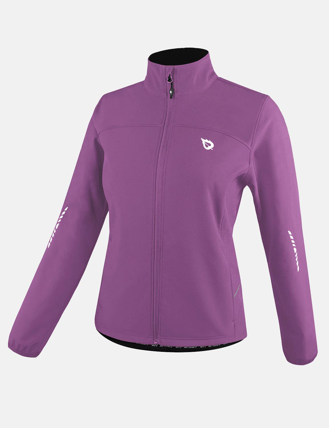 Baleaf Women's Wind- & Waterproof Thermal Long Sleeved Cycling Jacket aaa464 Hyacinth Violet Side