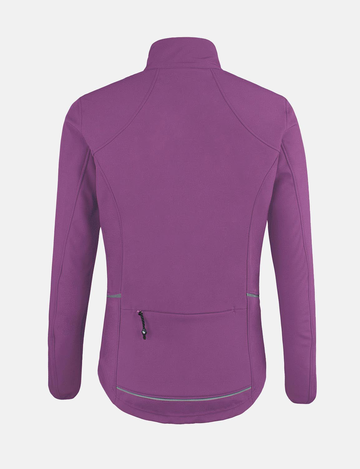 Baleaf Women's Wind- & Waterproof Thermal Long Sleeved Cycling Jacket aaa464 Hyacinth Violet Back