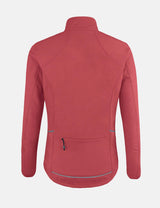 Baleaf Women's Wind- & Waterproof Thermal Long Sleeved Cycling Jacket aaa464 Poppy Red Back