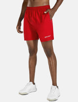 Baleaf Men's 5'' Light-WeightBaleaf Men's 5'' Light-Weight Quick Dry Fully Lined Shorts abd215 Red Main