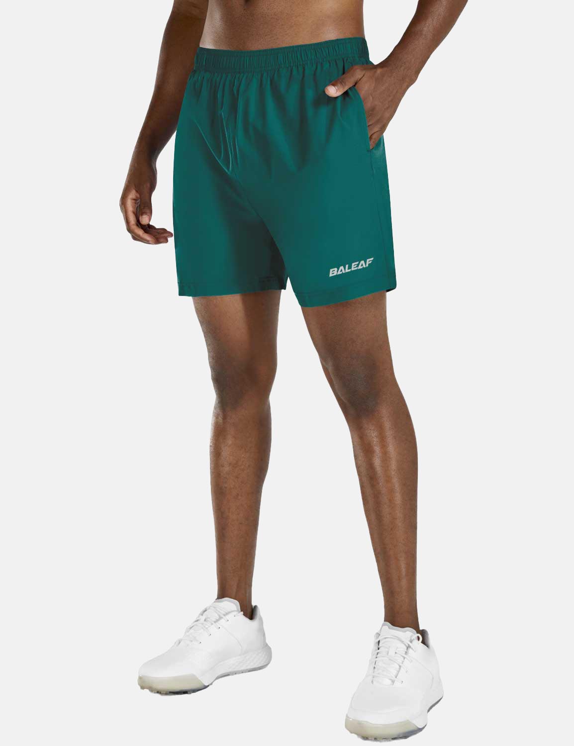 Baleaf Men's 5'' Light-Weight Quick Dry Fully Lined Shorts abd215 Teal Main