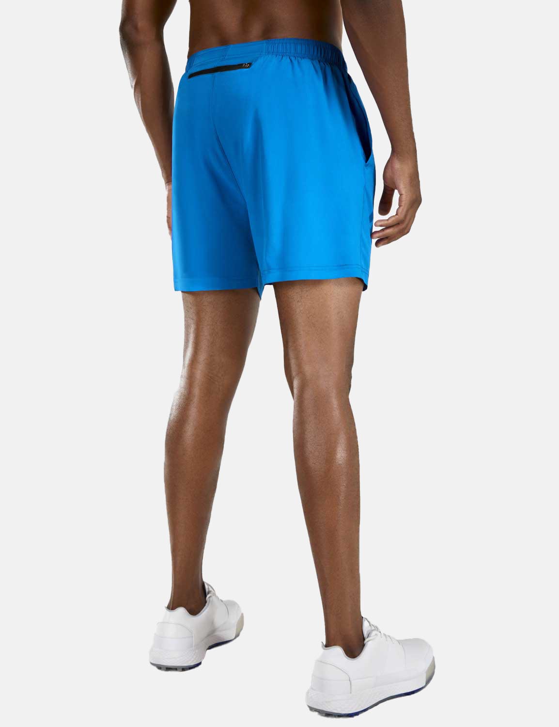 Baleaf Men's 5'' Light-Weight Quick Dry Fully Lined Shorts abd215 Light Blue Back
