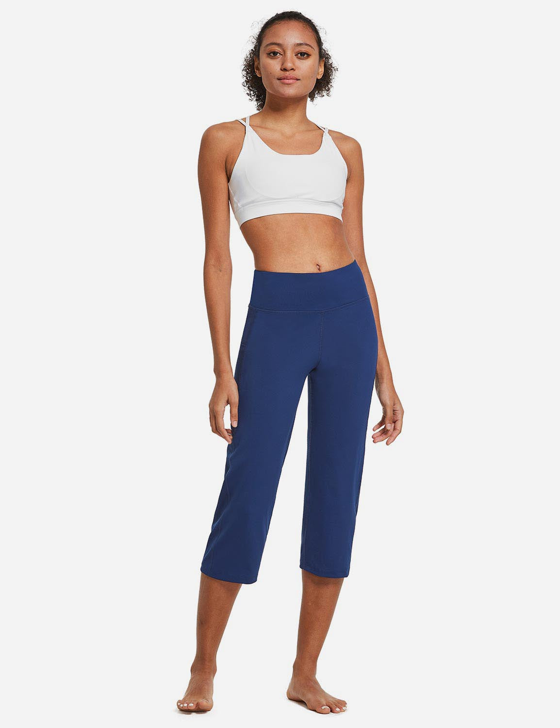 FEALENA ボディフィットスパッツM Baleaf Women's High Rise Tummy Control Pocketed Leggings