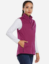 Baleaf Womens Windproof & Waterproof Sleeveless Vest w Full Zip Pocket aga106 Baton Rouge Side